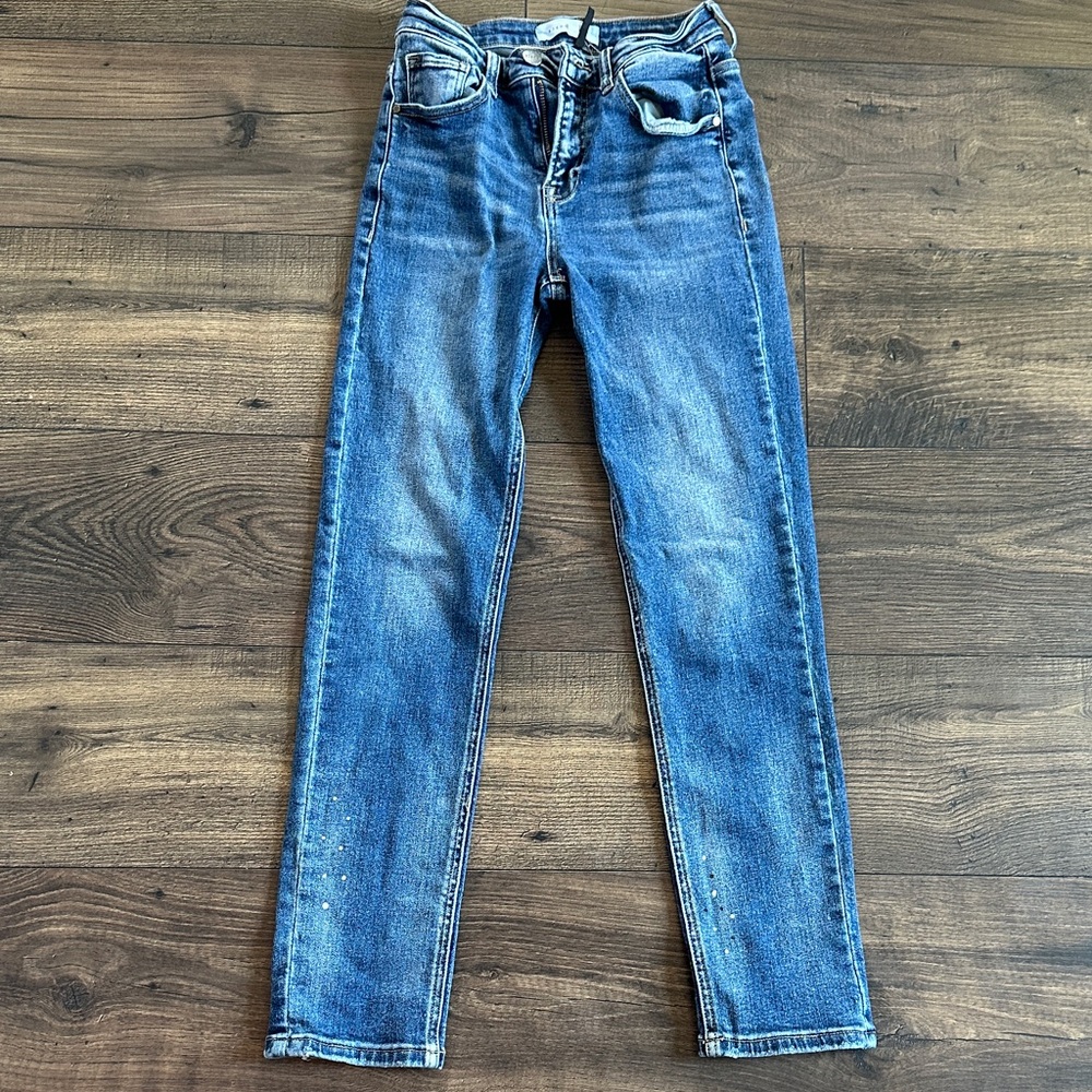 Risen stretch Jeans - Distressed Blue